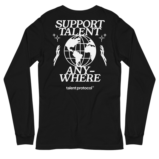 “Support Talent” Long-sleeve (Dark)